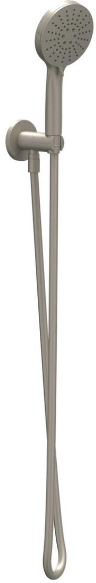 IVY Glijstangset met Handdouche Verstelbaar 3 Standen - Doucheslang 150 cm - Geborsteld Nickel PVD
