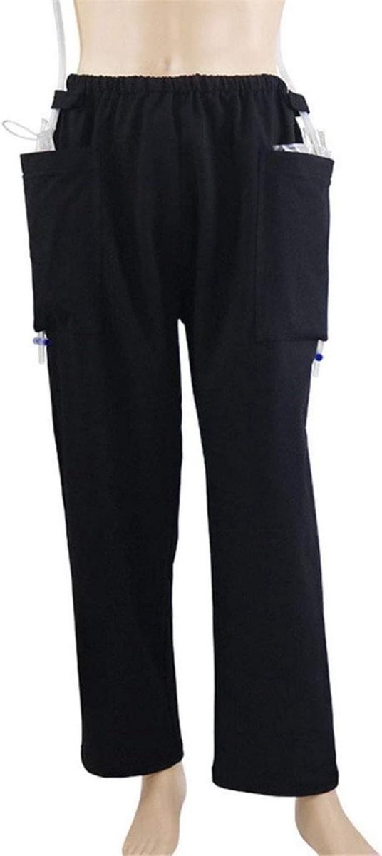 Zorgbroek - Incontinentiebroek - Dagelijks Comfort - Praktisch Zakontwerp - Maat L - Zwart