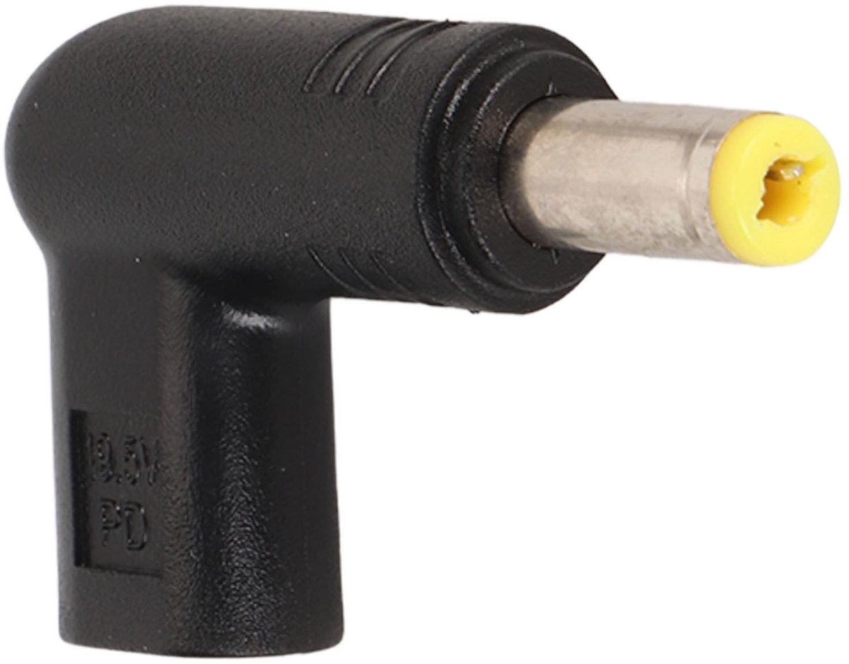 USB C naar DC Adapter 18.5-20V 90° Hoek, 100W PD Emulatie voor Laptop