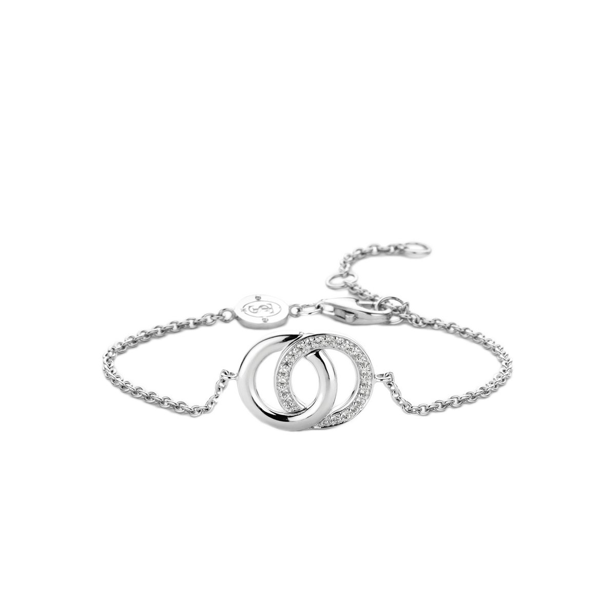 TI SENTO Dames Armband - 925 zilver - Zirconia wit - 2790ZI