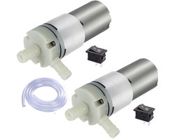 RUNCCI-YUN Mini DC 12V Waterpomp 2pcs - Zelfaanzuigend voor Aquarium en DIY