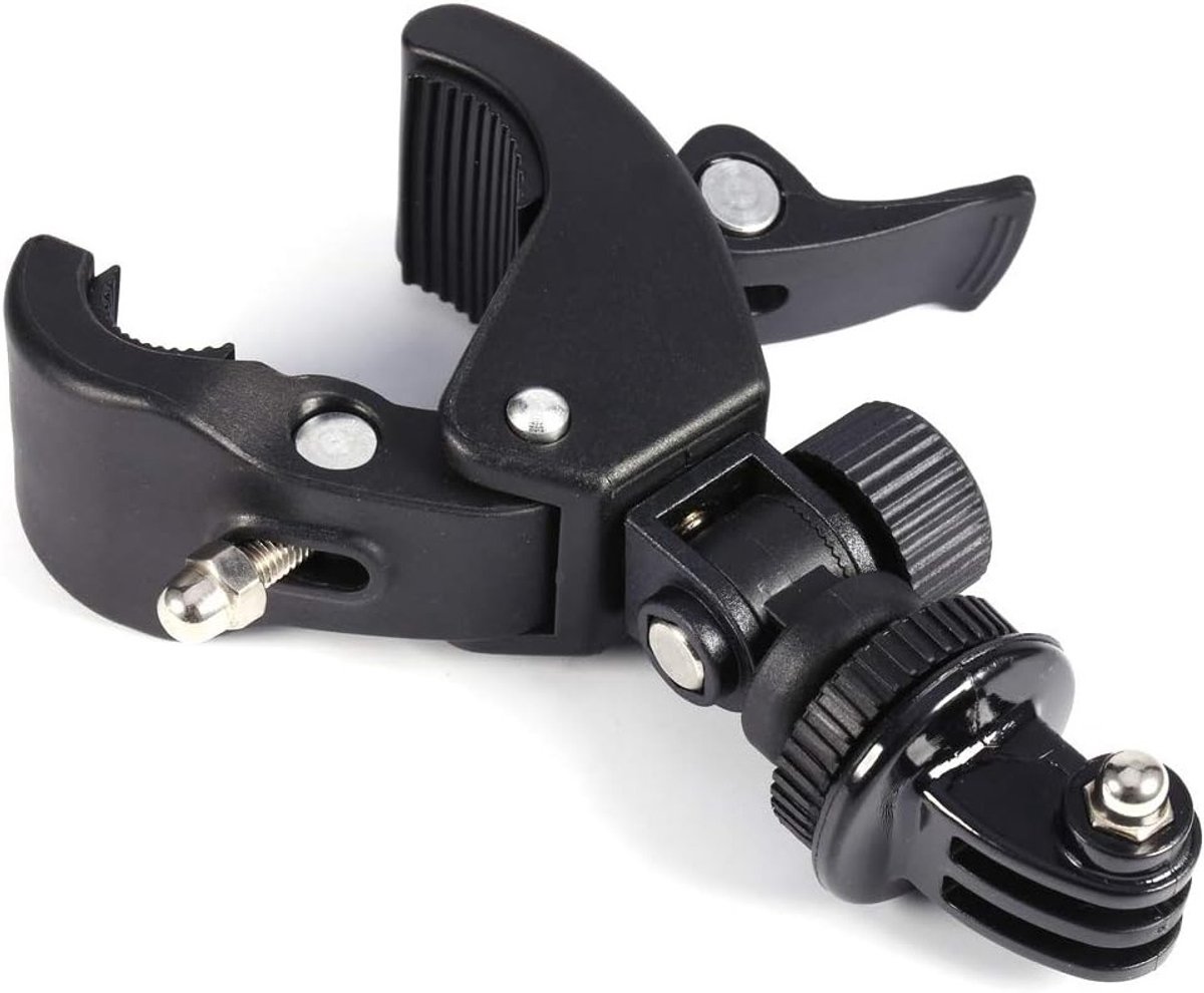 360° Rotatable Camera Handlebar Clamp voor Fiets en Motor, Stevige Bevestiging en Flexibele Hoekinstelling
