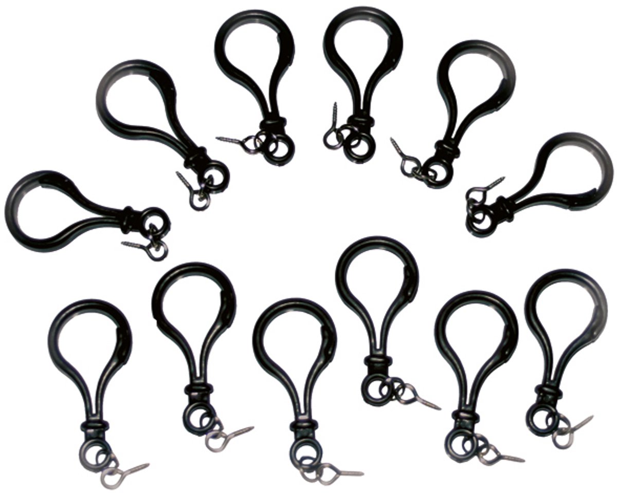 Eduplay sleutelhangers voor houten figuren - set van 12 stuks - knutselaccessoire.