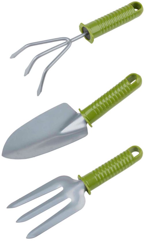 Tuingereedschap set tuinieren ergonomisch 3-delig lichtgewicht. van Merkloos	 — afbeelding 4
