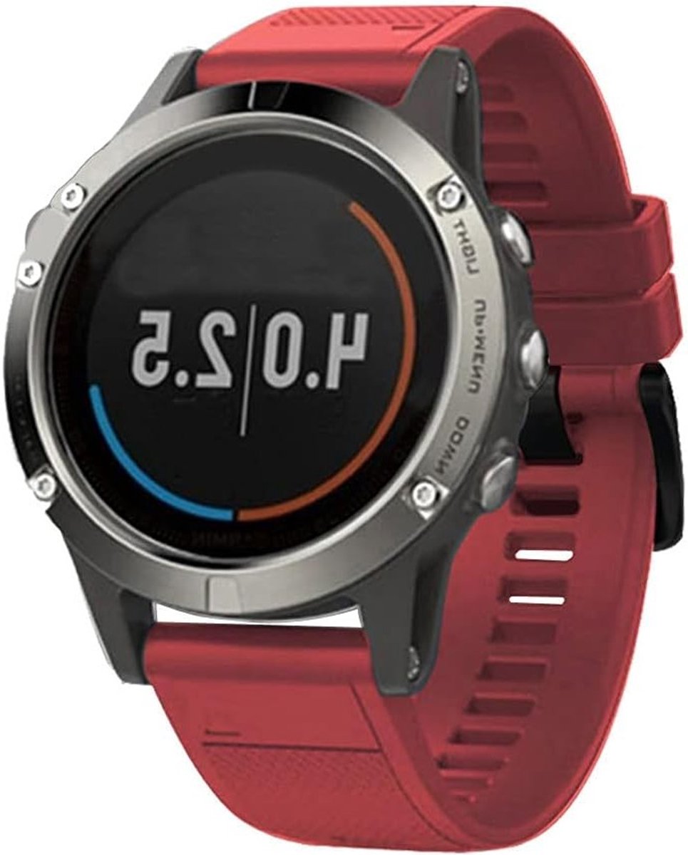22mm Quick Fit Sport Watchband voor Garmin Horloges - Silicone Vervangband voor Fenix 7, Epix 2 en Forerunner 945 met Snelle Bevestiging