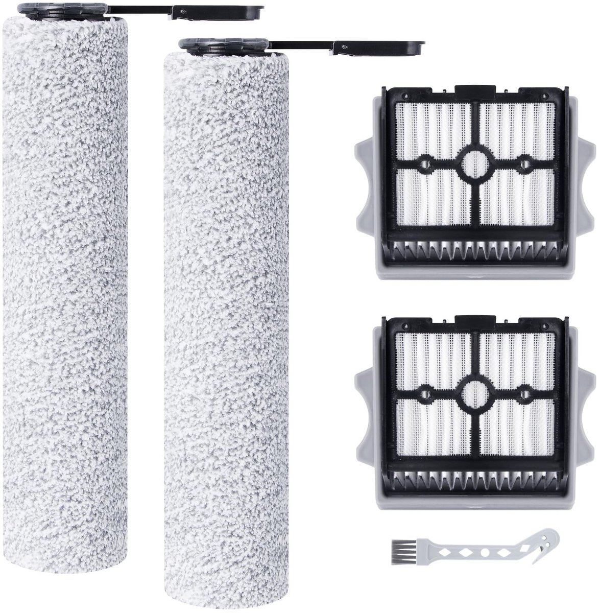 aladdien - Roller Brush - Filter - Duurzaam en effectief - 5 stuks - Vervangingsset voor stofzuiger - Geschikt voor Tineco Floor Stretch S6