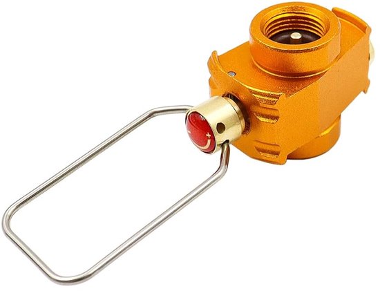 Allecto - Camping Gas Saver - Gas Converter Shifter - Praktisch en herbruikbaar - Gouden - Butaangas Cartridge Converter - Veilig buitengebruik - C... van Merkloos — afbeelding 2
