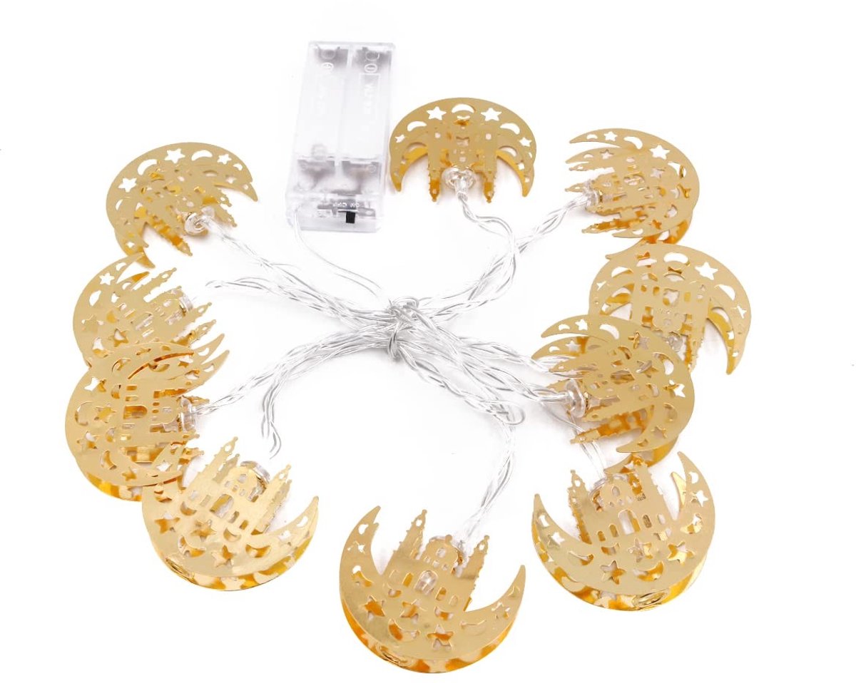 Allecto - 65inch Ramadan lichtsnoer - Feestverlichting - Sfeervolle decoratie - Wit - LED lampen - Perfect voor festivals - Creëer een warme sfeer