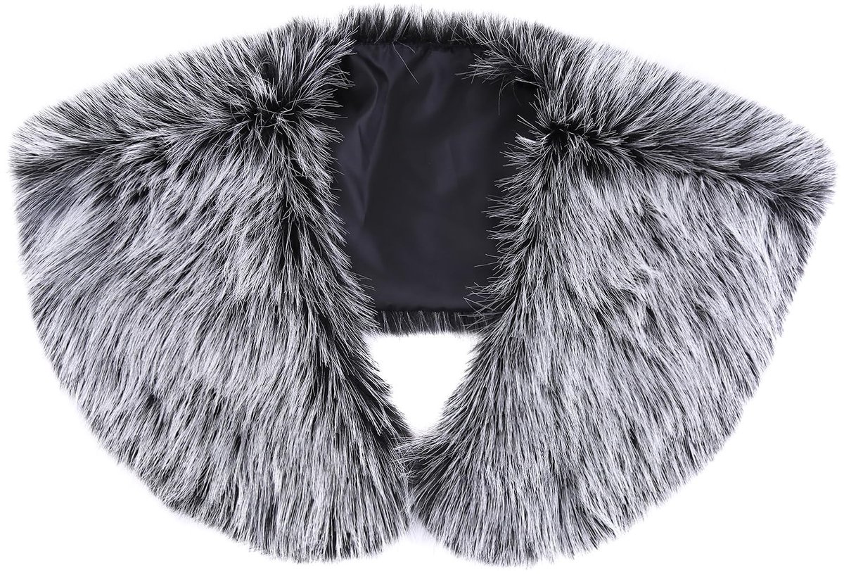 Viking Faux Fur Sjaal voor Mannen - Mediëval Stijl, One Size, Zacht en Warm