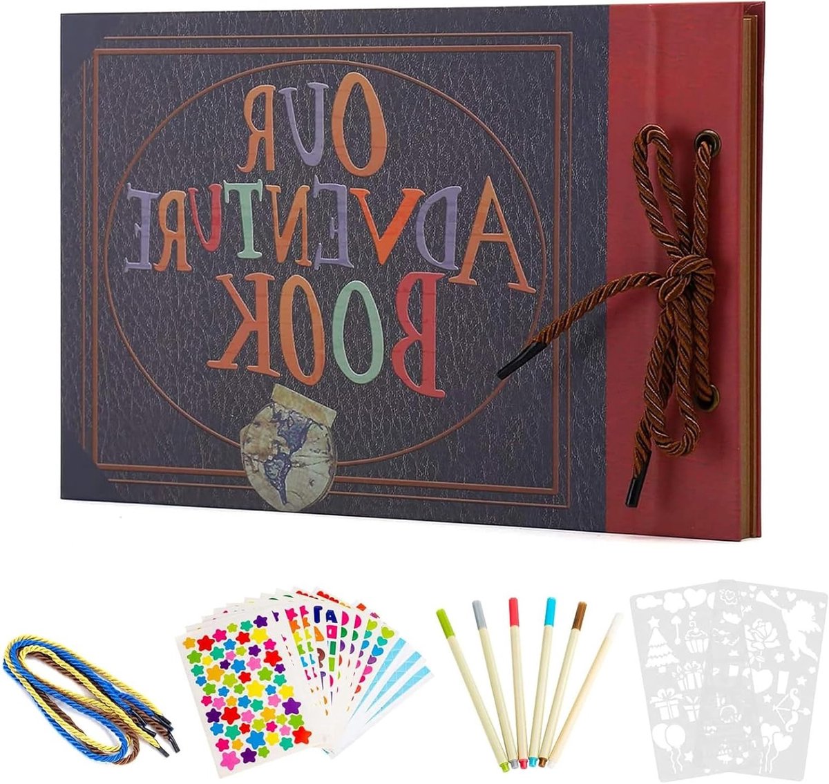 DIY Fotoboek voor Avontuurlijke Herinneringen, Scrapbook Album voor Reizen, Bruiloften en Verjaardagen, Perfect Cadeau voor Vrouwen