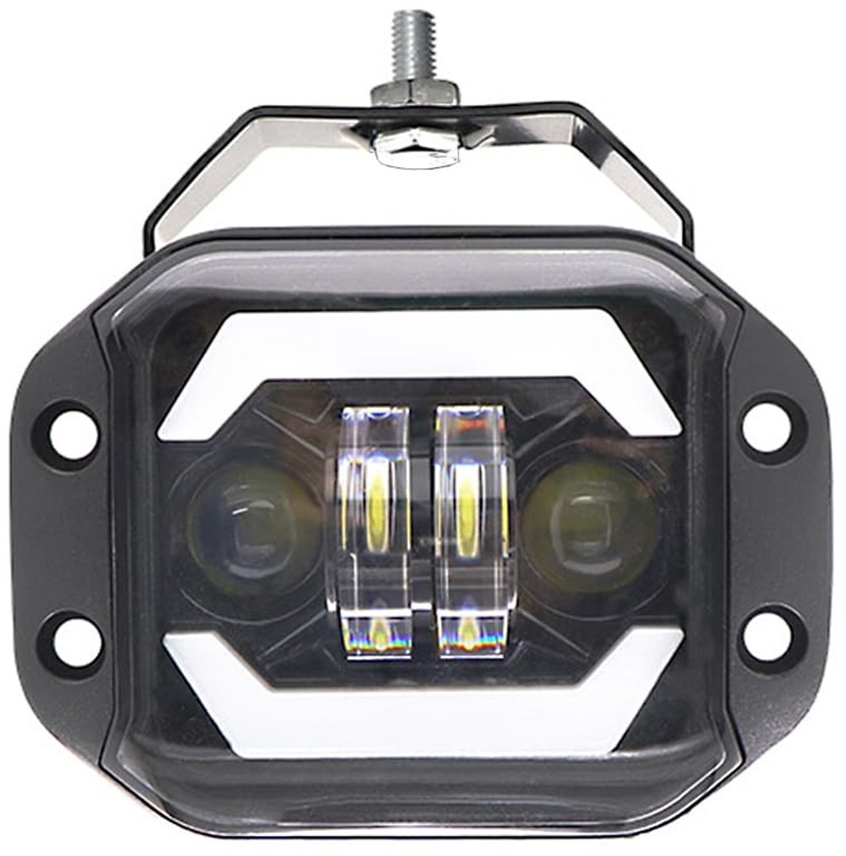 Riloer Recessed LED Werklichtbar - 40W, Waterdicht, Geschikt voor 12V/24V Voertuigen