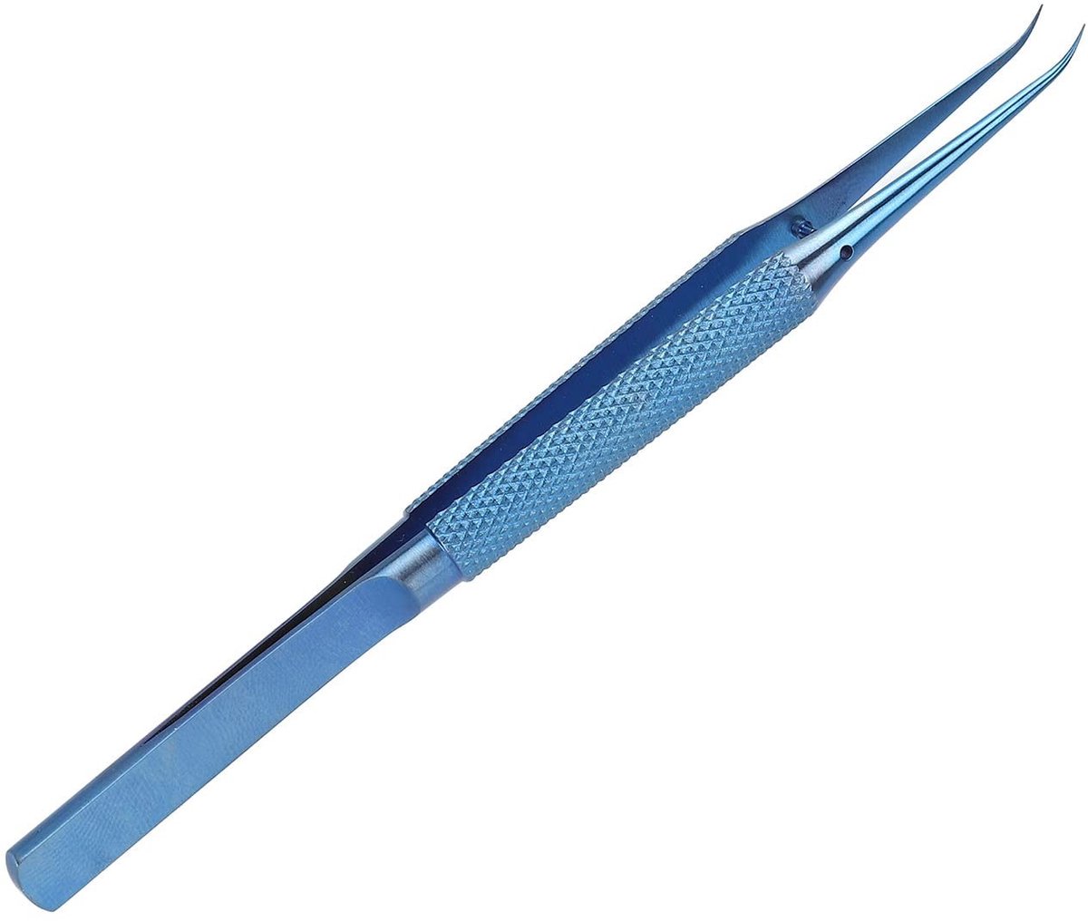 Allecto - Micro Pincet - Vliegende Draad Pincet - Precisie en Controle - Blauw - Anti Magnetische Pincet - Ideaal voor Elektronica Reparatie - Mode..