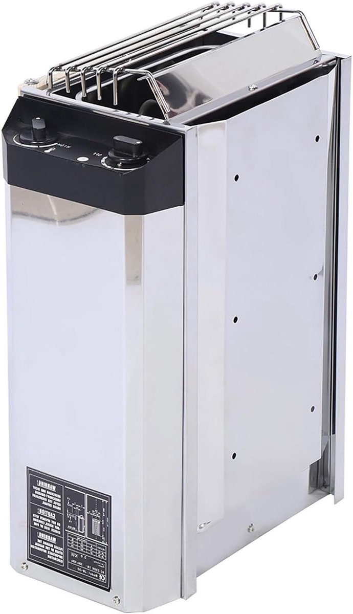 Intern verwarmingssysteem voor sauna van roestvrij staal, 3KW, 220V, ideaal voor sauna kamers en wellness ruimtes