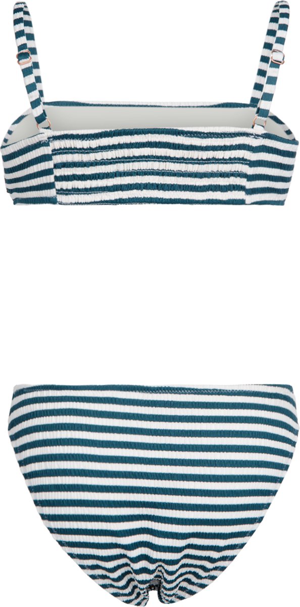 Brunotti Mezze-Stripe Bikini Set Snow Sportieve Bikini Set Meisjes 140 Wit