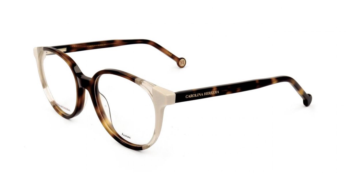 Carolina Herrera CH 0067 Havana ivory 52/17/145 WOMAN Brilmonturen