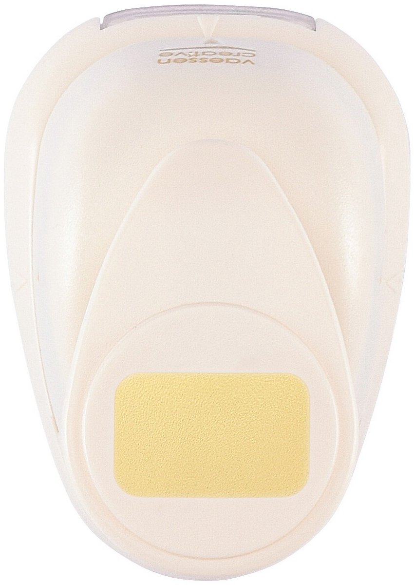 Vaessen Creative Pons - Figuurpons - Rechthoek - 1,5 x 2,3 cm