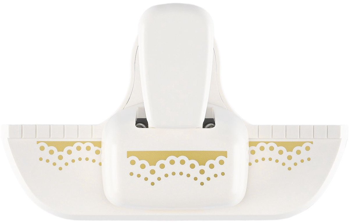 Vaessen Creative Pons - Randpons Kanten Rand - 1,5 x 4,3 cm - Ivoor
