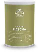 Mattisson - Biologische Matcha Poeder - Gemalen Groene Thee - 350 Gram