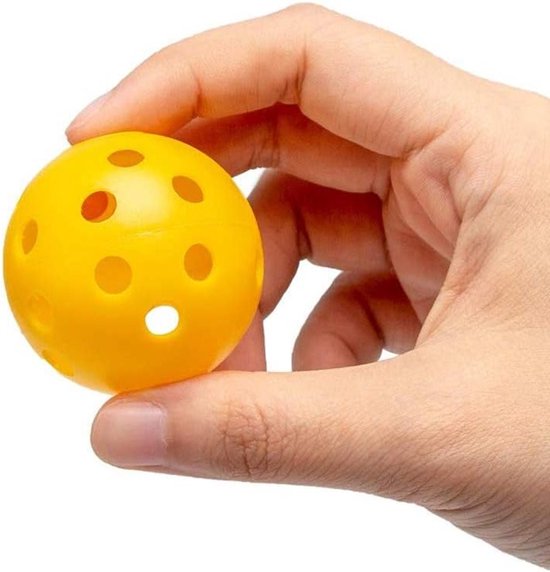 Multicolour Golfballen Set van 30 Stuks van Plastic met 26 Gaten voor Oefeningen en Driving Range van Merkloos — afbeelding 3