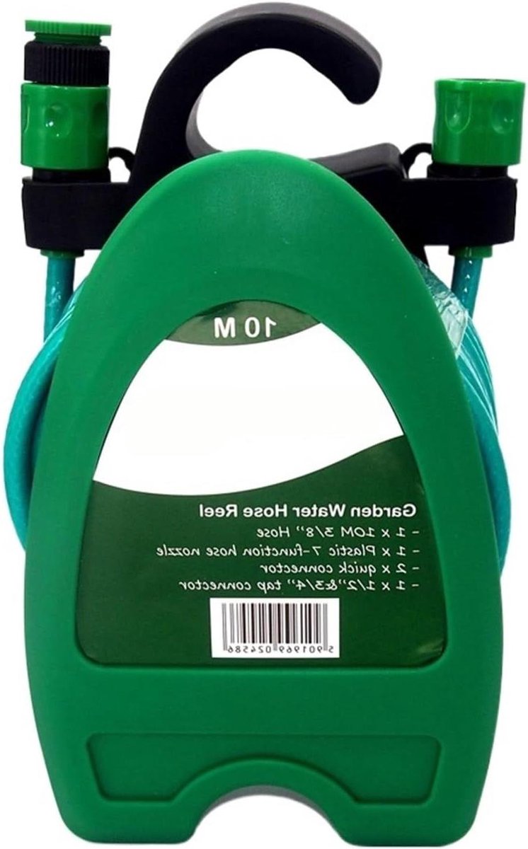 Draagbare Slanghaspel - Waterleiding Kit - Tuin Watering - 6 Spuitpatronen - 10 Meter - Uniek