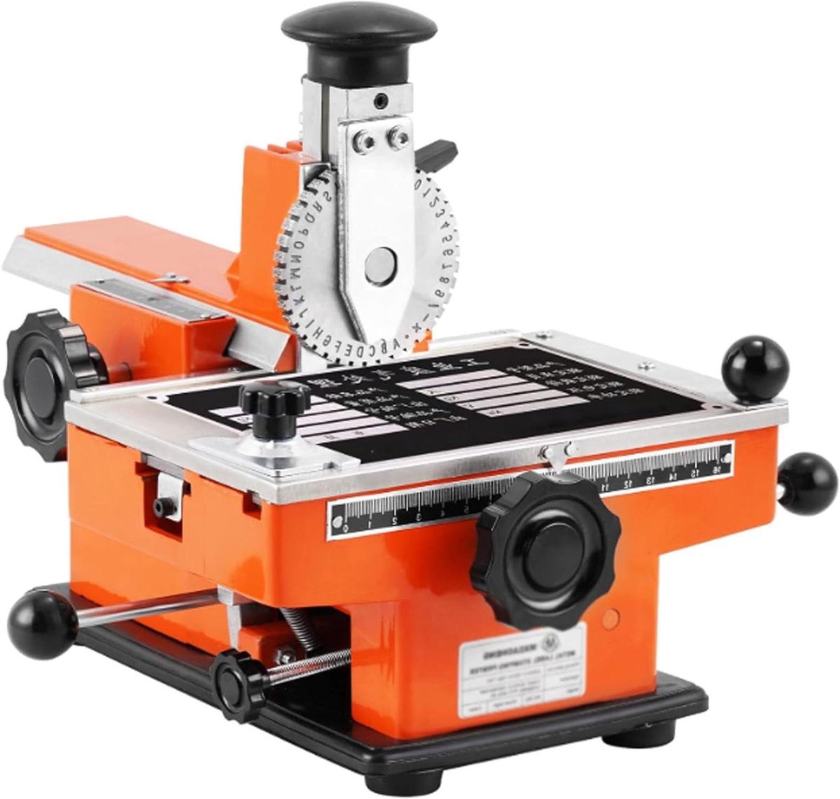 Metaal Stempelmachine - Naamplaat Printer - Labels Maken - Semi-Automatisch - 2mm Tekenhoogte - Zilver