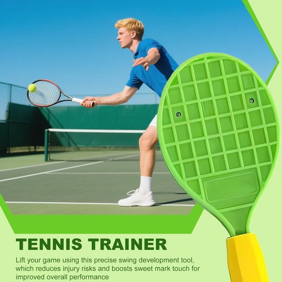 Tennisoefenapparatuur - Swing trainer - Slagverbetering - Draagbaar ontwerp - 35 cm diameter - Niet gespecificeerd — afbeelding 2