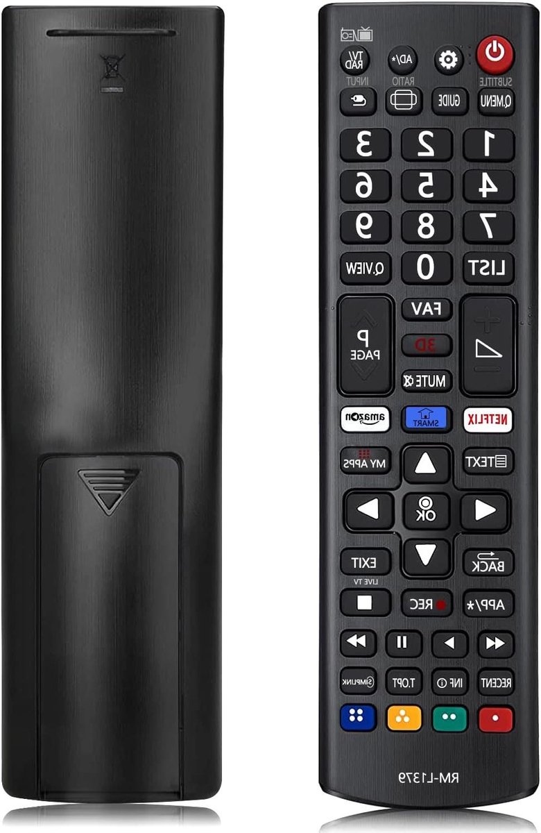 Universele Afstandsbediening - TV Bediening - Smart TV Bediening - Directe Werking - 10 Meter Bereik - Zwart