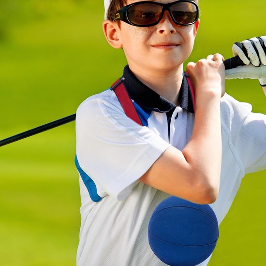 Golf Trainingsbal - Hulpbal Houding - Golf Zwaai Verbeteren - Houdingscorrectie Hulpmiddel - 78 cm Koord - Blauw van GOLF — afbeelding 3