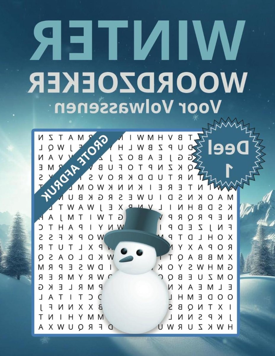 Woordzoeker Volwassenen - Puzzelboek Winter - Ontspannen Hersenkraker - Grootletter Afdruk - 78 Pagina's - Niet gespecificeerd