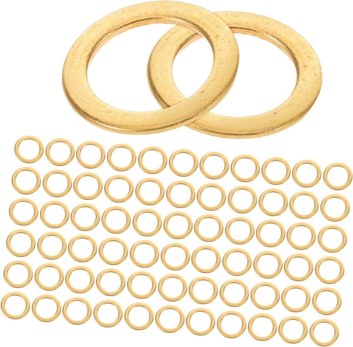 Skateboard Onderdelen Reparatieset Ringenset Onderhoud Rijgedrag Universele Pasvorm 100 Stuks Goudkleurig