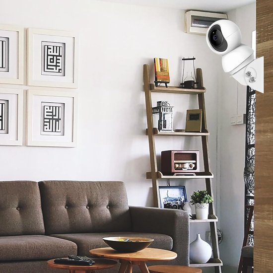 Adjustable Metal Wall Mount for Security Camera and CCTV Cameras, Compatible with Wyze Ring Ezviz Tapo Cameras (White) van Wasserstein — afbeelding 2