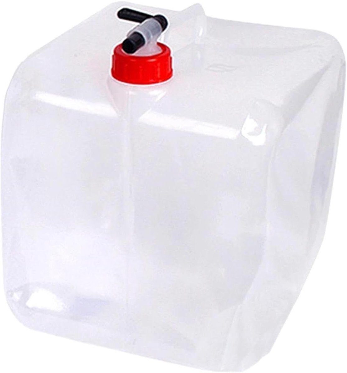 Watertank Opvouwbaar - Drinkwatercontainer Gallon - Kamperen en Reizen - Met Kraantje - 15 Liter - Enkel