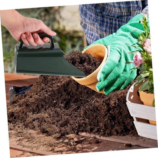 Sieve Soil Shovel Plants Garden Shovel Ground Sieve For Gardening Garden Spade Flower Garden Supplies Soil Shovel Plant Tools Spoon Plastic Planting Shovel Dirt Sieve Vegetable Plastic — afbeelding 3