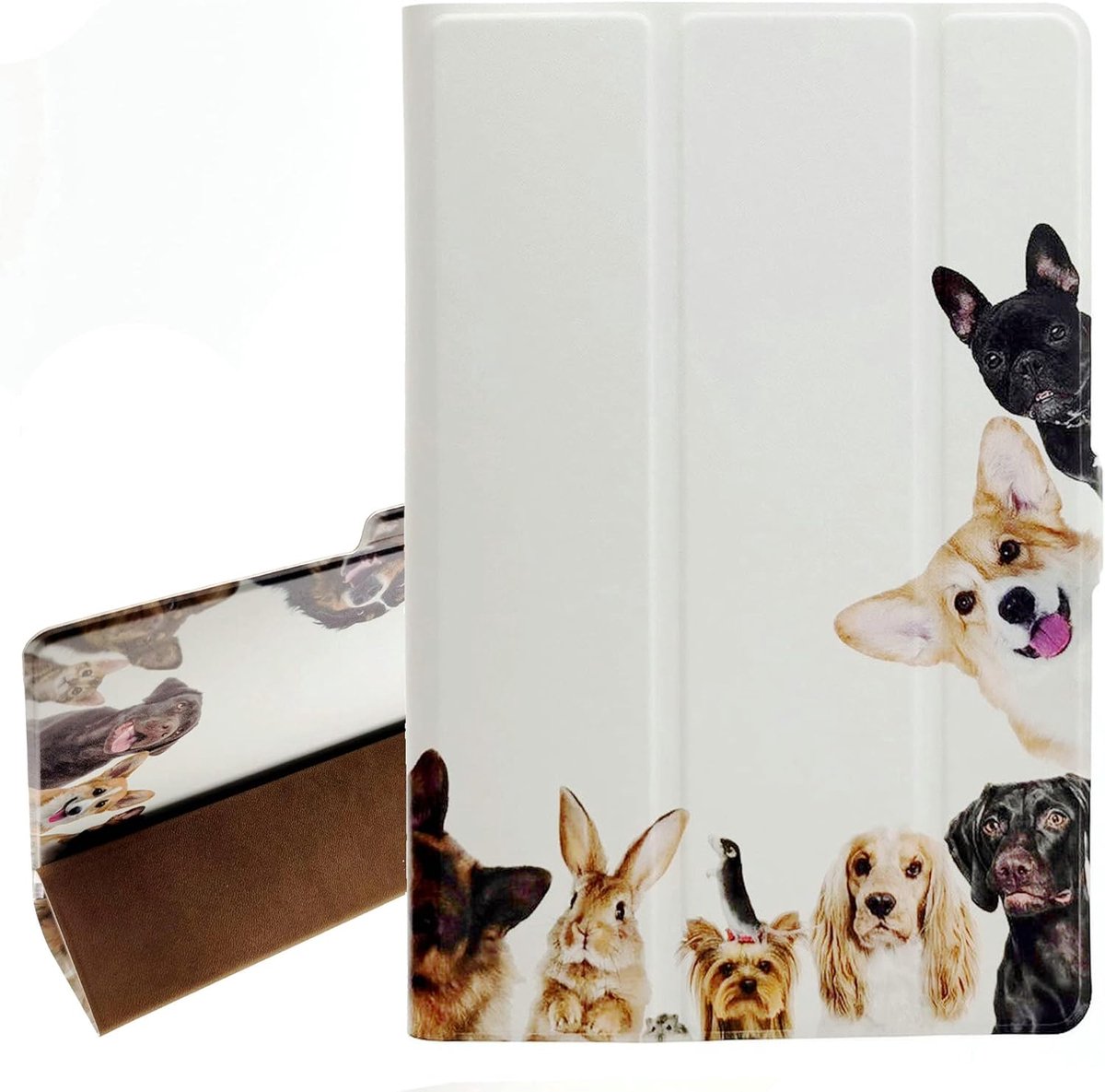 Tablethoes - Flip Cover - Bescherming en standaard - Verdikte hoekbescherming - 101 inch - CSLX