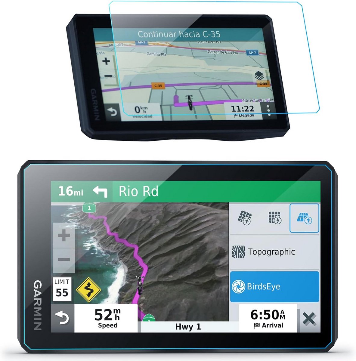 Screen Protector 5.5 Inch voor Navigatieapparaat Krasbestendig