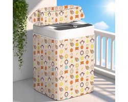 Wasmachinehoes - Beschermhoes Apparaat - Apparaat Beschermen - Waterdicht Oxford Weefsel - XL - Dierenprint