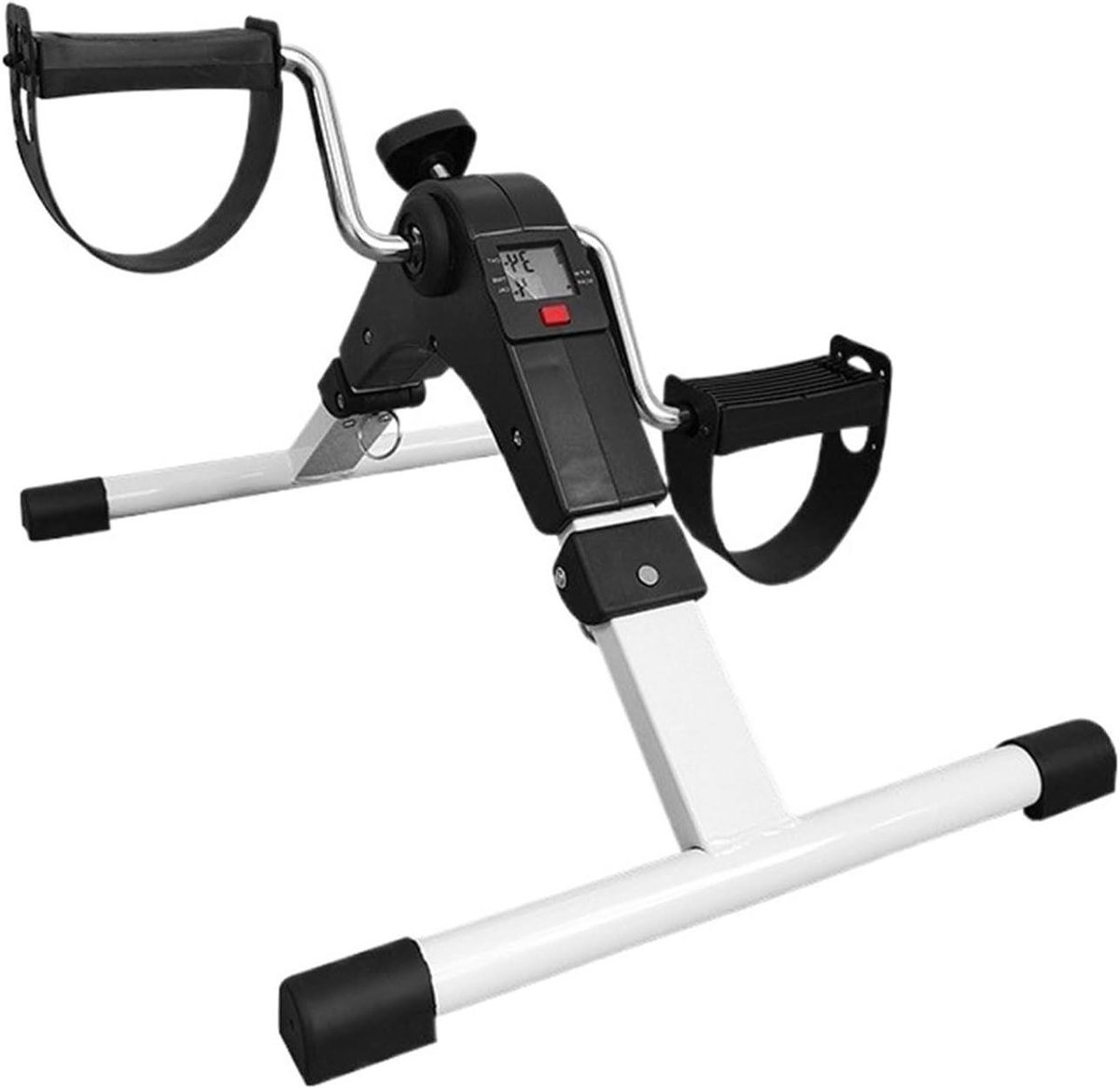Mini Hometrainer - Fiets Hometrainer - Zittend Trainen - Compact Opvouwbaar - 1 kg - Wit