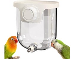 Vogel Drinkfontein - Vogel Drinkbakje - Vogels Hydrateren - Pin-Touch Ontwerp - 330ml - Transparant