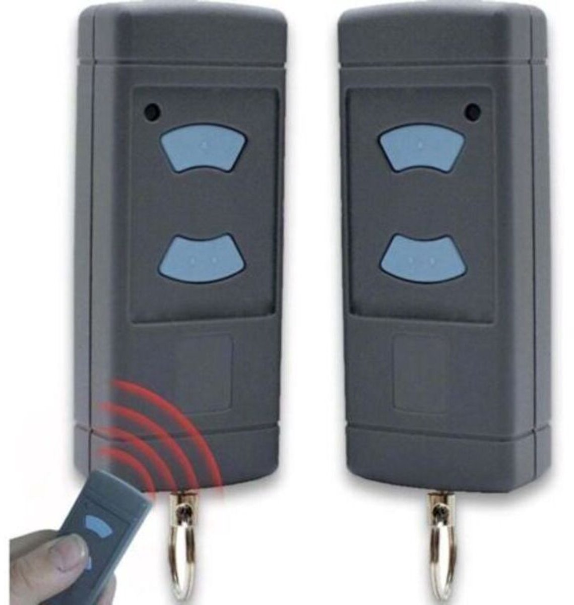 Geschikt voor de Hormann HSM4 garagedeur afstandsbediening.