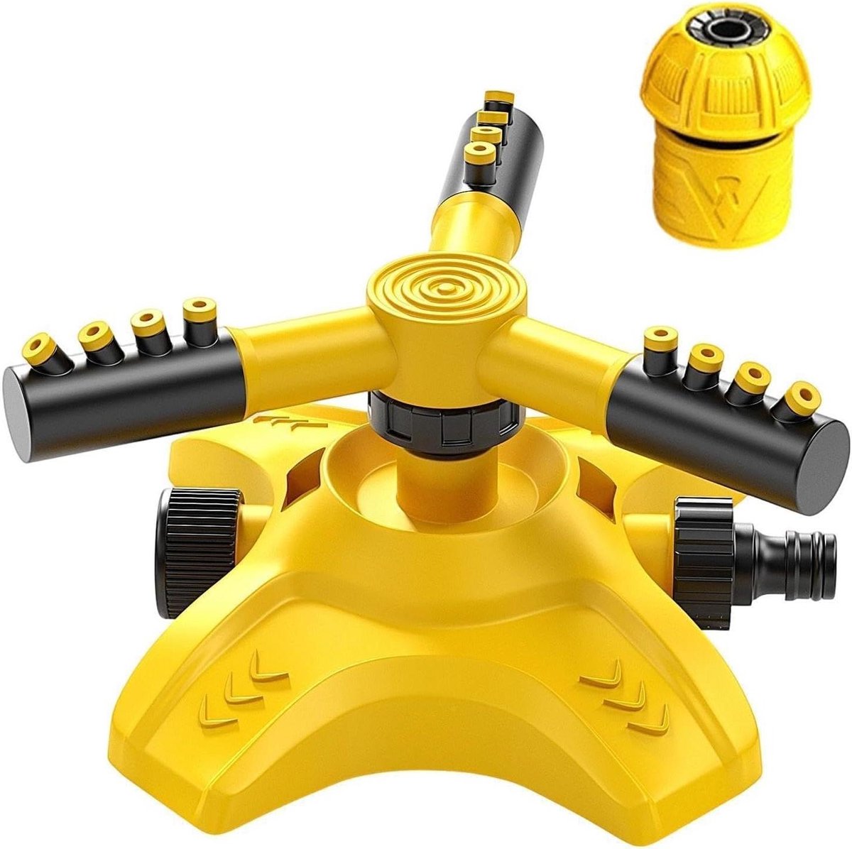 Gazonsprinkler Roterend - Automatische Sproeier - Tuin Water Geven - 360 Graden Bereik - Tot 80m² - Groen