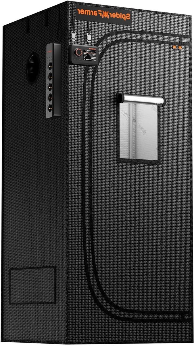 Indoor Kweektent voor Planten, Lichtdicht en Waterdicht, Kweekkast voor Groene Huizen, 70 x 70 x 160 cm, Perfect voor Kweeklampen en Groeiomgeving