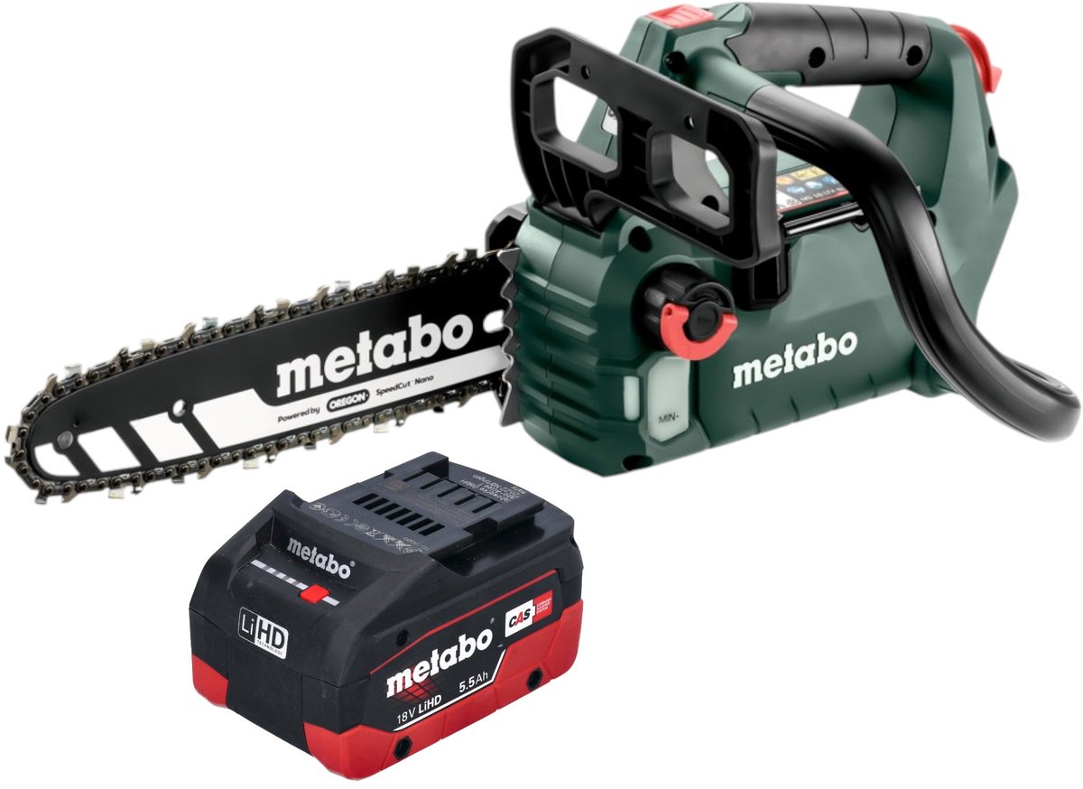 Metabo 601595850 Accu-kettingzaag MS 18 LTX BL 25 - zonder accu - zonder oplader