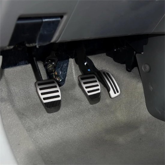 Pedaalhoezen Auto - Voetpedaal Covers - Verbeterde Grip - Antislip Oppervlak - 2 stuks - Zilver — afbeelding 3