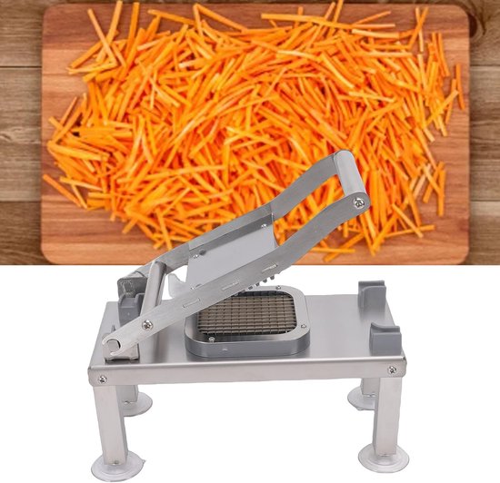 Groentenhakselaar met Container - Voedselsnijder Keuken - Snel Ingrediënten Snijden - Roestvrijstalen Bladen - 34 x 24 x 18 cm — afbeelding 2