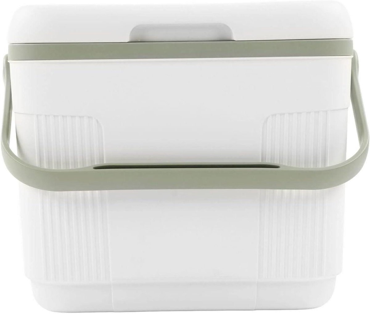 Koelbox - Draagbare koeler - Buitenactiviteiten - Lange koude opslag - 22 liter - Wit en groen