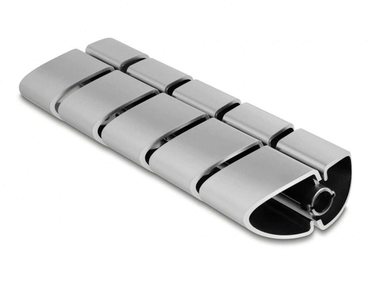 Montagelement voor kabelkanaal 75 x 45 mm 5 stuks zilver