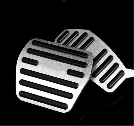 Pedaal Covers - Gaspedaal Rempedaal - Auto Interieur - Aluminium Antislip - 650 g - Zwart — afbeelding 3