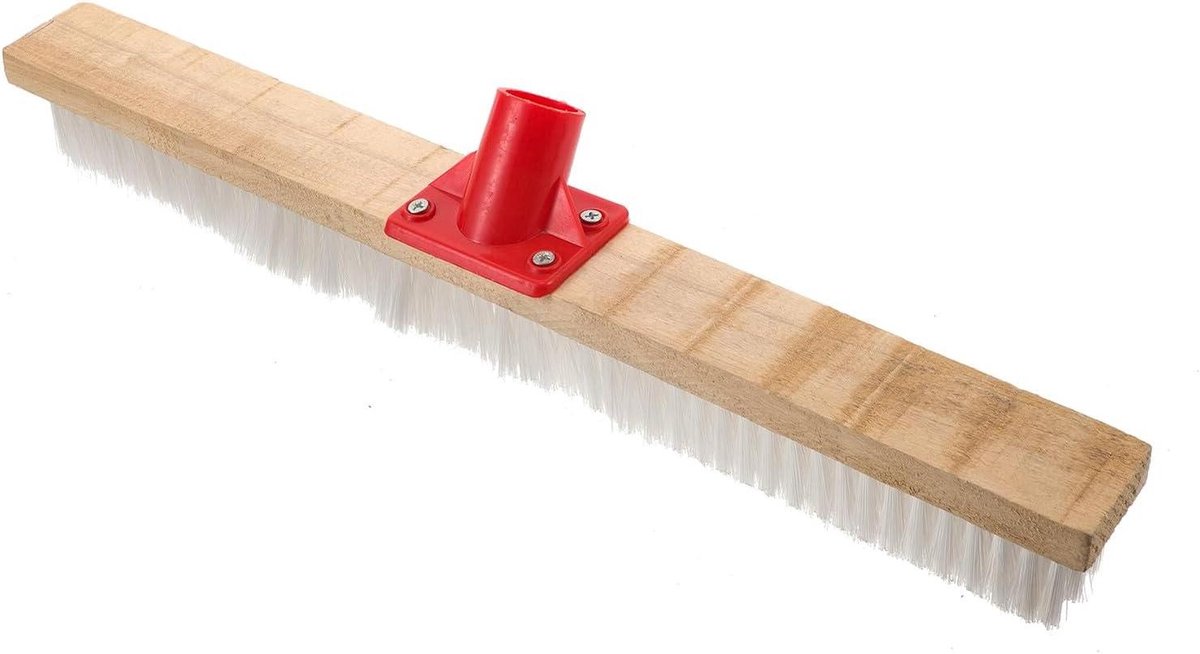 Vloer Schrobber Opzetstuk - Voegenborstel - Intensief Reinigen - Slijtvaste Borstelharen - 50 cm Lengte - Meerkleurig