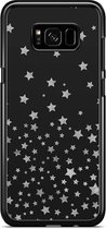 Samsung S8 Hoesje - Falling Stars | Samsung Galaxy S8 Case | Hardcase Backcover Zwart