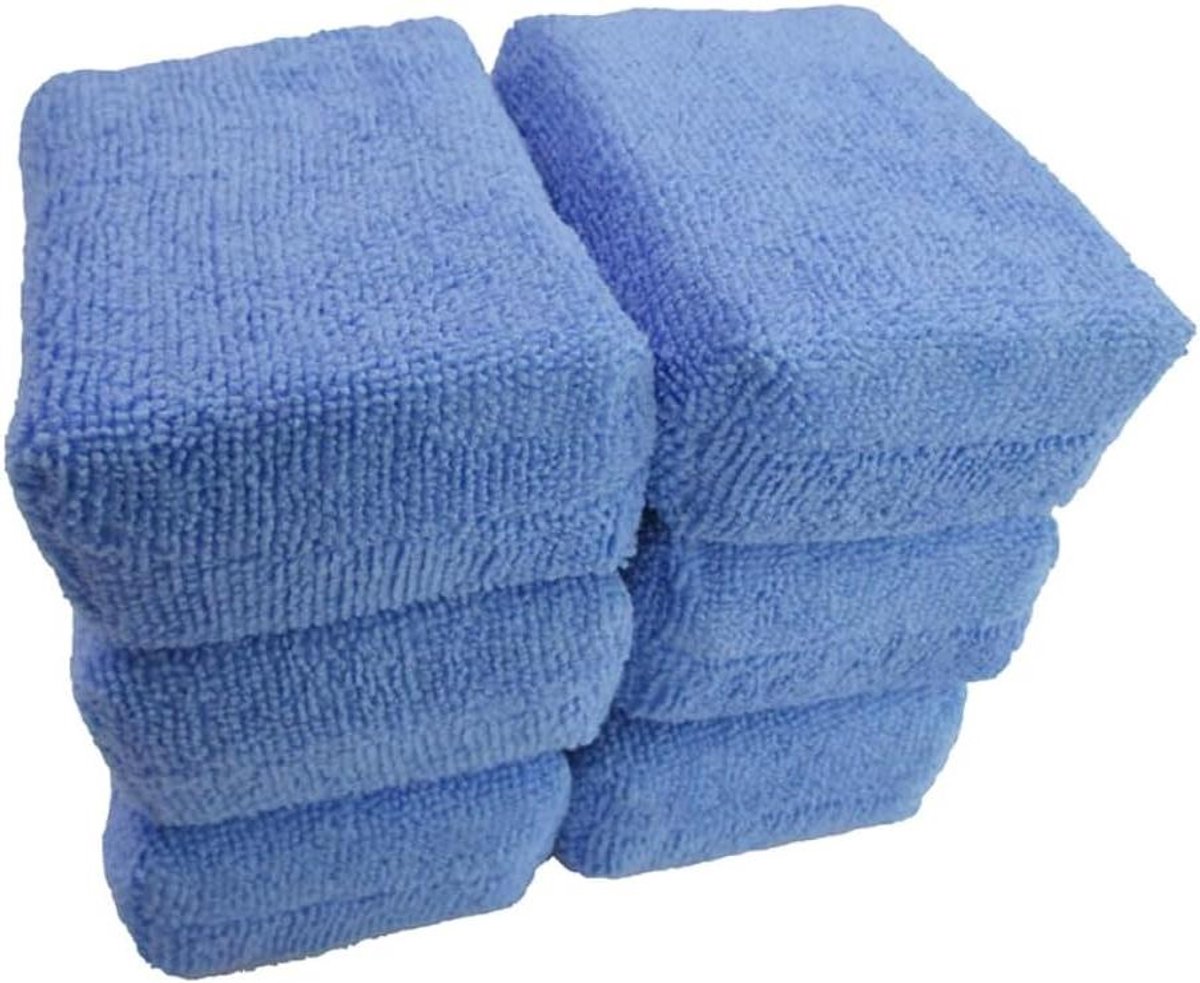 Microvezel Doeken - Poetsdoeken Set - Auto Reinigen - Sterke Waterabsorptie - 8 Stuks - Blauw